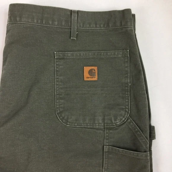 Carhartt Washed Duck Work Short Green 46 - Picture 8 of 16